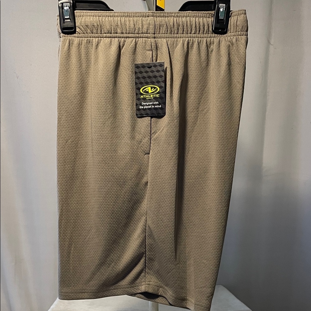 Athletic Works Men's Tan Athletic Shorts